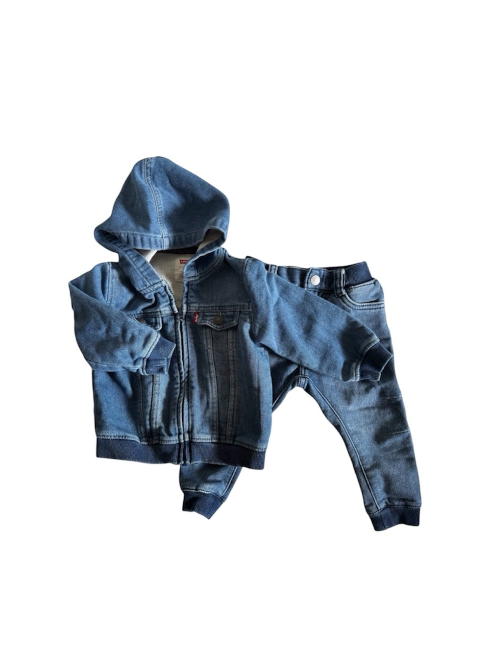 Levi’s Denim Set Zip Hoodie Jacket Joggers